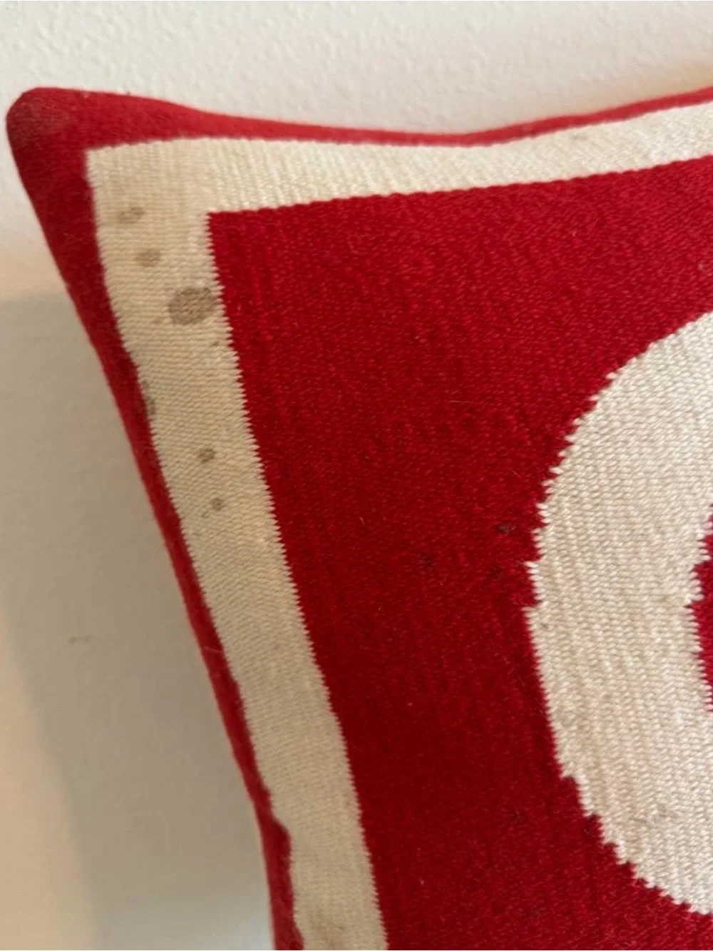Jonathan Adler reversible wool pillow